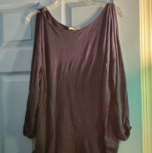 Old Navy navy blue split sleeve long sleeve top